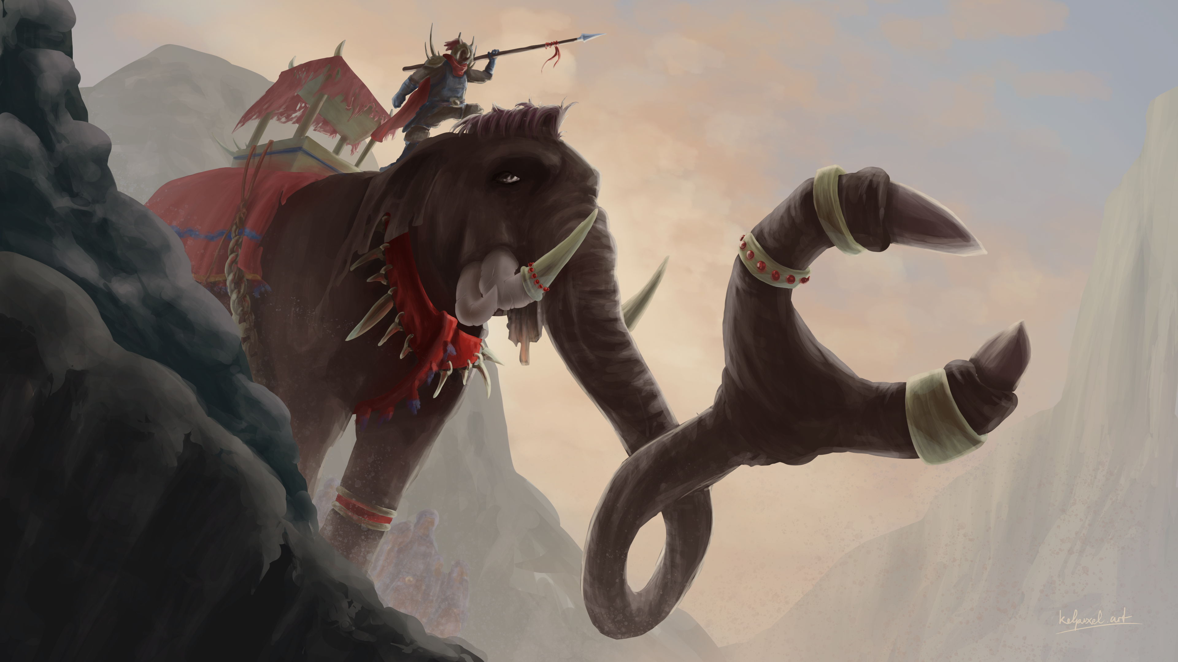 On the way to battle